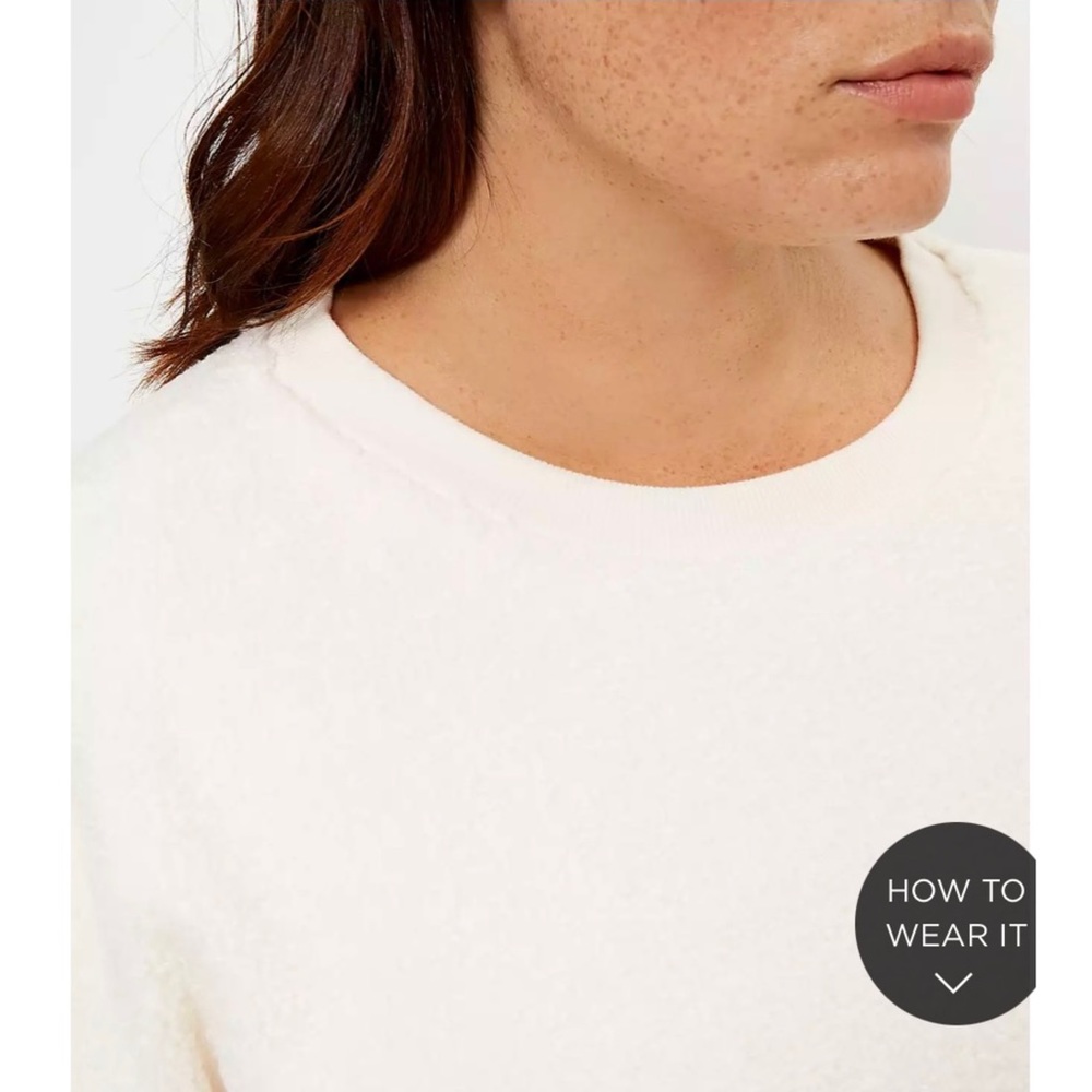 LOFT • Cozy Sherpa Sweatshirt - Picture 6 of 13